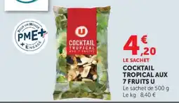 Super U 7 FRUITS U COCKTAIL TROPICAL offre