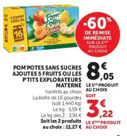 Super U Pom'Potes offre