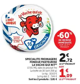 Super U La Vache qui rit offre