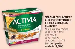 Super U ACTIVIA Muesli offre