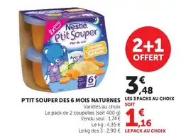 Super U Nestlé P'tit Souper offre