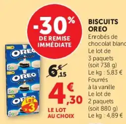 Super U OREO Biscuits offre
