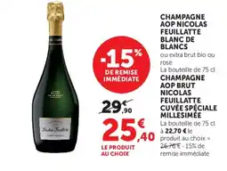 Super U Nicolas Feuillatte Champagne offre