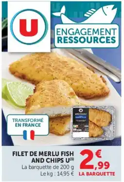 Super U U Filet de merlu offre