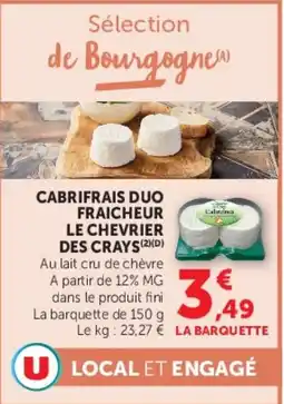 Super U CABRIFRAIS DUO offre