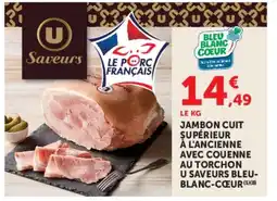 Super U U Saveurs Jambon cuit supérieur offre