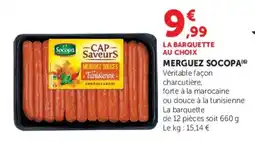 Super U SOCOPA Merguez offre