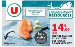 Super U U Filet de saumon atlantique offre