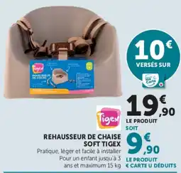 Hyper U Tigex Rehausseur de chaise offre