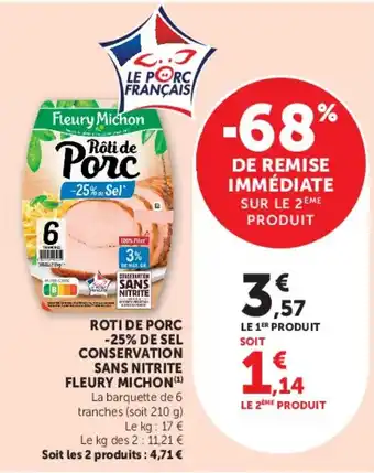 Fleury Michon Rôti de Porc