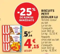 Hyper U LU Biscuits Petit Ecolier offre