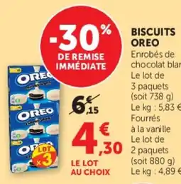 Hyper U OREO BISCUITS offre