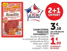 Hyper U Cochonou Rosette offre