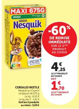 Hyper U Nesquik offre