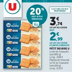 Hyper U PETIT BEURRE U offre