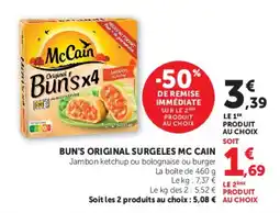 Hyper U McCain Bun's Original offre