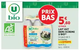 Hyper U U bio LAIT offre
