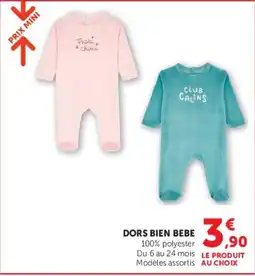 Hyper U DORS BIEN BEBE offre