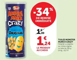 Hyper U Vico Monster Munch Crazy offre