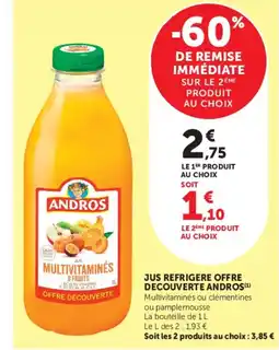 Hyper U Andros jus refrigere offre decouverte offre