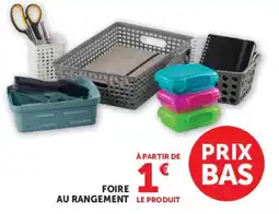 Hyper U FOIRE AU RANGEMENT offre