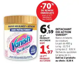 Hyper U Vanish Detachant Oxi Action offre