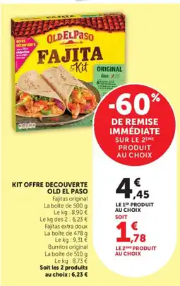 Hyper U OLD EL PASO Fajita Kit offre