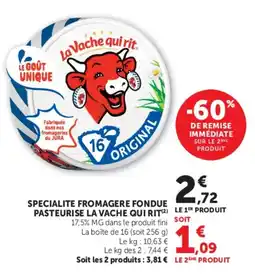 Hyper U La Vache qui rit offre