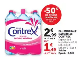 Hyper U Contrex offre