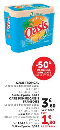 Hyper U Oasis Tropical offre