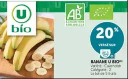 Hyper U U bio banane offre