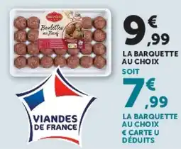 Hyper U BIO TARE Boulettes au Bœuf offre