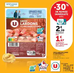 U Express U Gros lardons fumés à l'ancienne offre