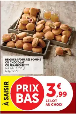 Hyper U BEIGNETS FOURRÉS offre