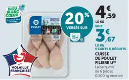 Hyper U POULET offre