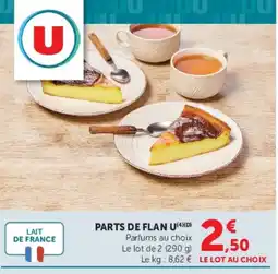 Hyper U PARTS DE FLAN U offre