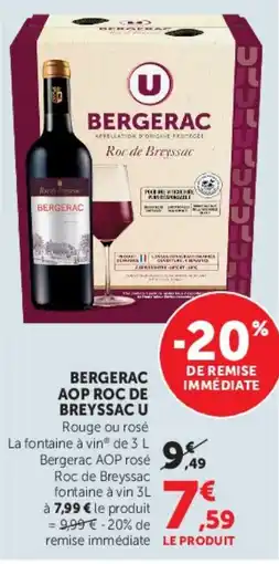 U Express BERGERAC Roc de Breysac offre