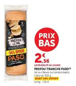 U Express PASO Préfou offre
