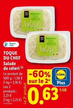 Lidl TOQUE DU CHEF Salade de céleri offre