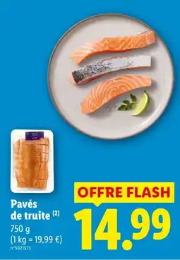 Lidl Pavés de truite offre