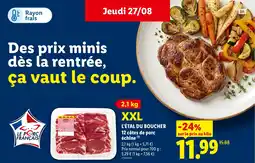 Lidl L'ÉTAL DU BOUCHER offre