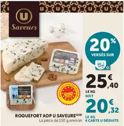 U Express U Saveurs ROQUEFORT AOP offre