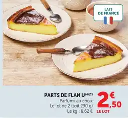 U Express PARTS DE FLAN U offre