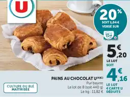 U Express U PAINS AU CHOCOLAT offre
