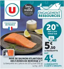 U Express U Pave de saumon atlantique offre