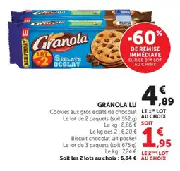 U Express Granola LU offre