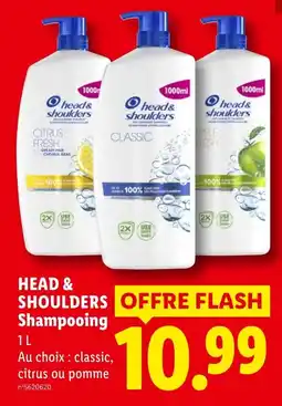 Lidl head&shoulders Shampooing offre