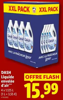 Lidl Dash Liquide envelopée d'air*** offre