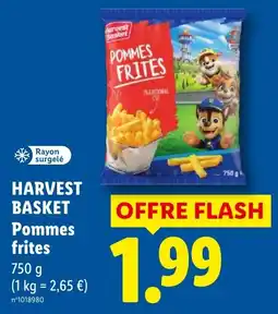 Lidl Harvest Basket Pommes frites offre
