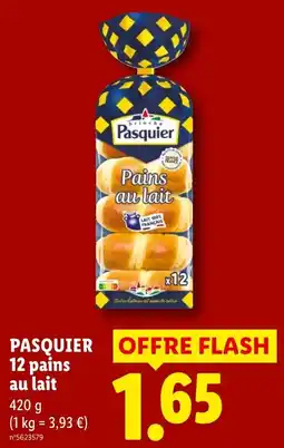 Lidl Pasquier Pains au lait offre